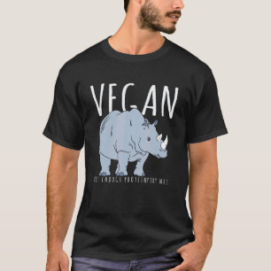 T-shirt Costume de rhinocéros - végan pas assez de protéin