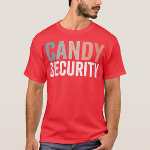 T-shirt Costume de sécurité Candy Halloween pour papa mama