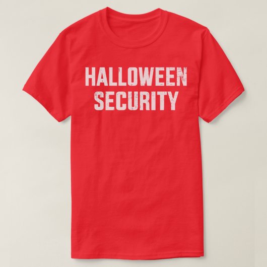 T-shirt Costume de sécurité drôle d'halloween (Design devant)