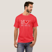 T-shirt Costume de sensibilisation au ruban rouge drogue s (Devant entier)