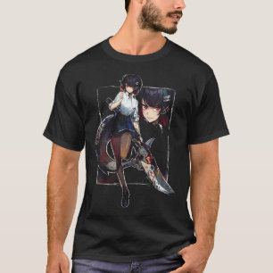 T-shirt Costume de servante aux ciseaux à queue de requin 