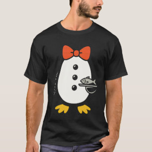 T-shirt Costume de smoking de pingouin serveur de poissons