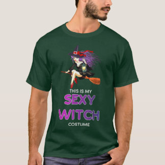 T-shirt costume de sorcière Halloween