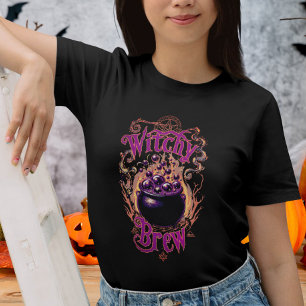 T-shirt Costume de sorcière vintage Halloween Éffrayant Lo