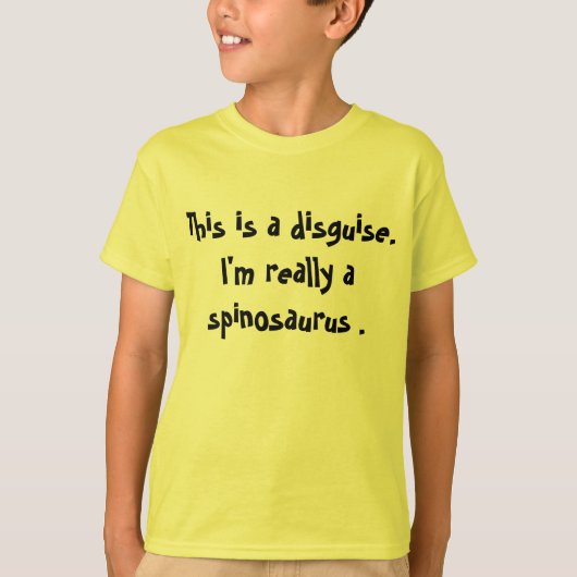 T-shirt Costume de Spinosaurus (Devant)