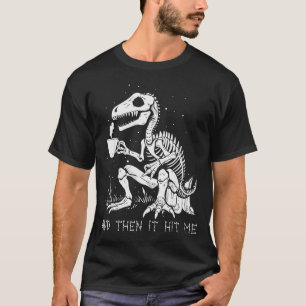 T-shirt Costume de squelette de dinosaure drôle Goth homme