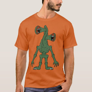 T-shirt Costume de tête Siren vert pour enfants garçons 