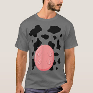 T-shirt Costume de vache qui dit des bêtises Drôle et mign