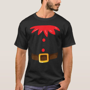 T-shirt Costume d'elfe de Noël mignon