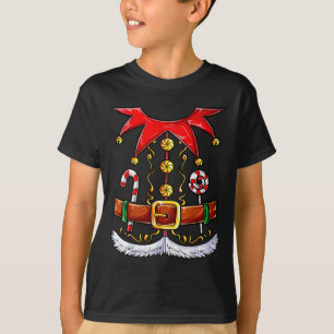 T-shirt Costume d'elfe Noël Elfes Filles Garçons Drôle Xma