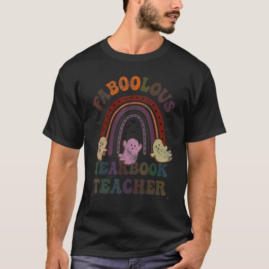 T-shirt Costume D'ENSEIGNANT REtro FABOOLOUS YEARBOOK Voic (Devant)