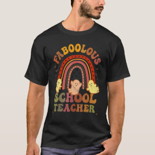 T-shirt Costume D'ENSEIGNANT vintage À L'ÉCOLE FABOOLOUS C