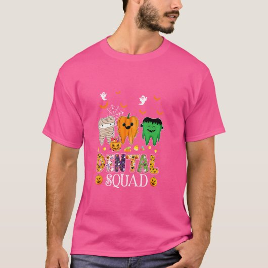 T-shirt Costume Dental Éffrayant Squad Denstist Hallowe (Devant)