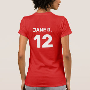 T-shirt Costume d'équipe modèle personnalisé (conception a