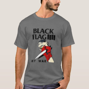 T-shirt Costume Design Black-Flag My War Essential Classic
