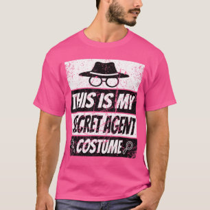 T-shirt Costume d'espion inspecteur d'agent secret Fille e
