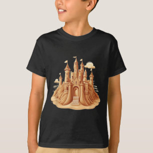 T-shirt Costume d'événement de château de sable pour garço