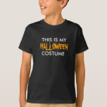 T-shirt Costume d'Halloween<br><div class="desc">Voici mon costume d'Halloween</div>