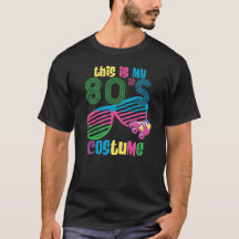 Costume d'Halloween 80s ils couleurs rétro lunette