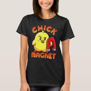 T-shirt Costume d'Halloween Aimant à Poussin Magnétique Pe
