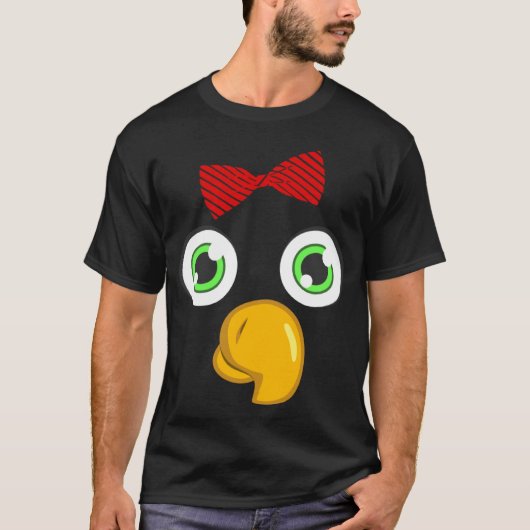 T-shirt Costume d'Halloween animal de perroquet de fleurs (Devant)