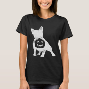 T-shirt Costume d'Halloween Bulldog Lazy Cute Frenchie Pum