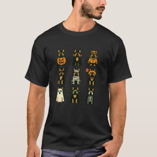 T-shirt Costume d'Halloween de Berger Allemand Drôle et Ef