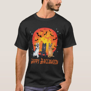 T-shirt Costume d'Halloween de Berger Allemand pour hommes