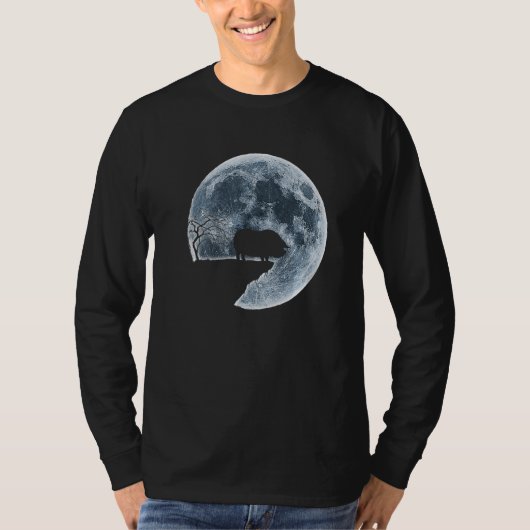 T-shirt Costume d'Halloween de cochon à ventre Pot (Devant)