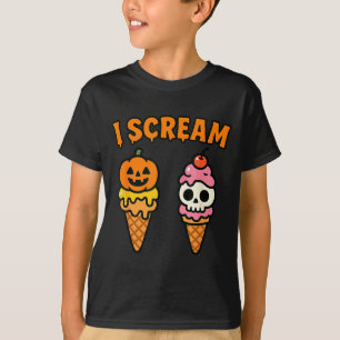 T-shirt Costume d'Halloween de fantôme de glace à la crème