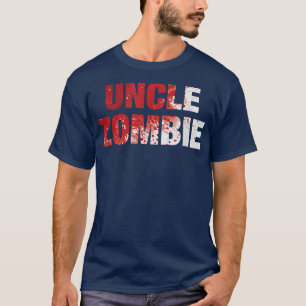 T-shirt Costume d'Halloween de l'oncle des hommes Zombie
