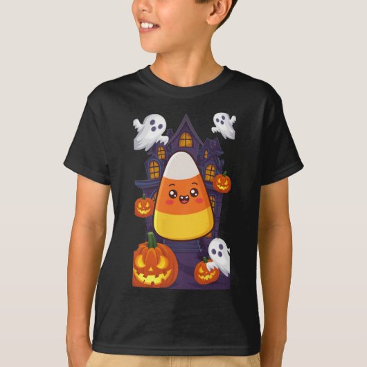 T-shirt Costume d'Halloween de maïs (Devant)