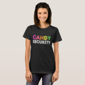 T-shirt Costume d'Halloween de sécurité Candy (Devant entier)