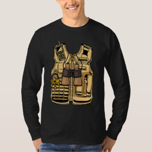 T-shirt Costume d'Halloween de soigneur de zoo Safari de l