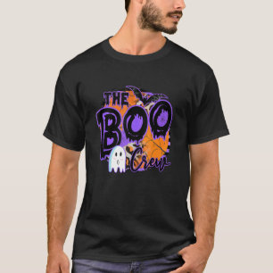 T-shirt Costume d'Halloween d'équipage de Boo Ghost Bat Sp
