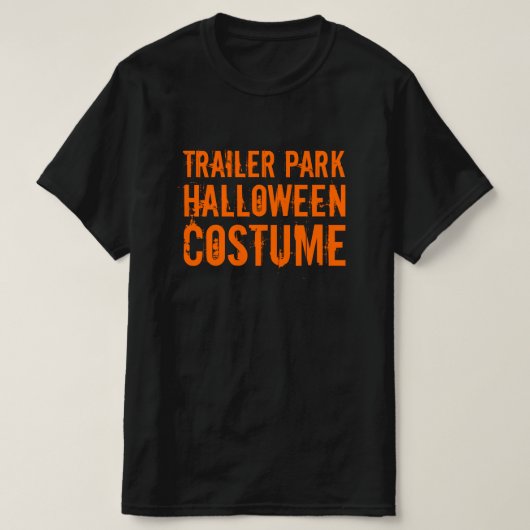 T-shirt Costume d'Halloween du parc de remorques (Design devant)