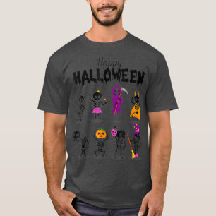 T-shirt Costume d'Halloween effrayant Happy Halloween Danc