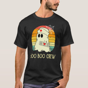 T-shirt Costume d'Halloween fantôme infirmière Boo Boo Cre