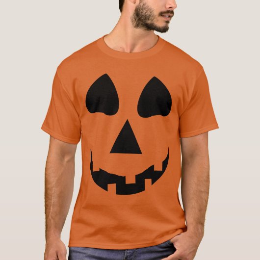T-shirt Costume d'Halloween féminin Jack O' Lantern Citrou (Devant)
