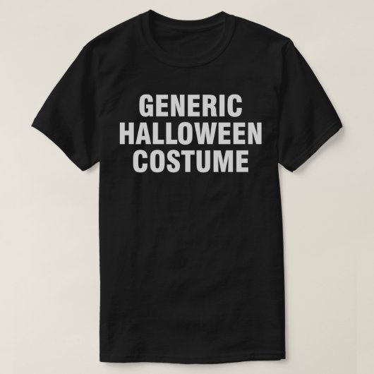 T-shirt Costume d'Halloween générique (Design devant)