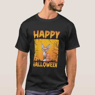 T-shirt Costume d'Halloween Hommes Femmes Funny Fennec Fox