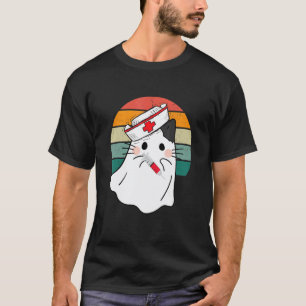 T-shirt Costume d'Halloween infirmière rétro épouvantail B