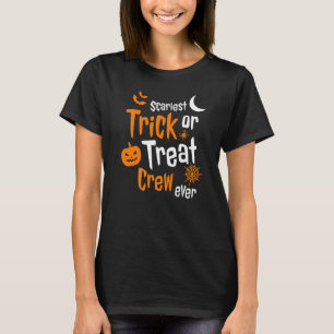 T-shirt Costume d'Halloween le plus effrayant pour l'équip