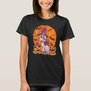 T-shirt Costume d'Halloween Magique sorcière mignonne Un