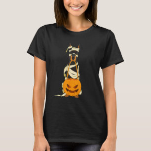 T-shirt Costume d'Halloween mignon Doberman Pinscher Mummy