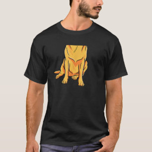 T-shirt Costume d'Halloween paresseux Retriever doré Chien