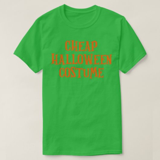 T-shirt Costume d'Halloween pas cher (Design devant)