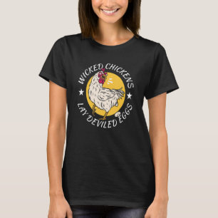 T-shirt Costume d'Halloween pour les poulets pervers