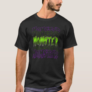 T-shirt Costume d'Halloween pour mère Momster Horreur Octo