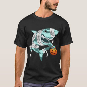 T-shirt Costume d'Halloween Requin Citrouille cauchemar Éf